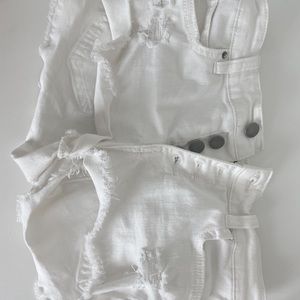 Billabong white Jean shorts